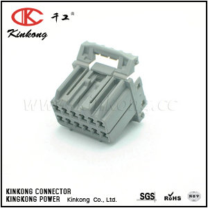 175442-6 12 pin female waterproof type car connectors 