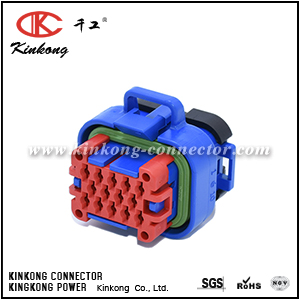 776273-5 14 way bule female Ampseal series plug CKK7143L-1.5-21