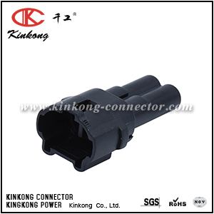 2 pole male waterproof wire connectors CKK7021F-2.0-11