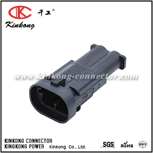 1544980-1 2 way male electric wire plug 