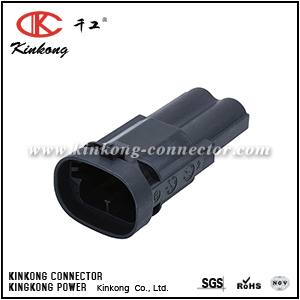 1544334-1  2 pole male tyco pa66 connector CKK7021-7.8-11