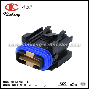 Female 2 way waterproof electrical wire connector  CKK7023-4.8-21