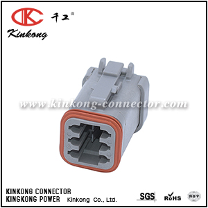 DT06-6S-E003 AT06-6S-EC01 6 hole female automotive Deutsch connectors 