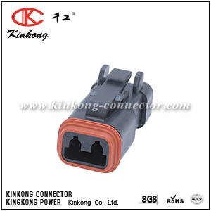 DT06-2S-EP06 2 pole female DT series sealed automotive connector