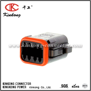 DT06-08SA-EP07  AT06-08SA-BLK 8 hole female automotive connector 