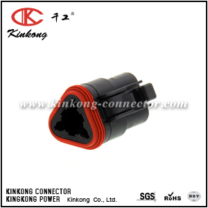 DT06-3S-P012 3 pole female automobile connector