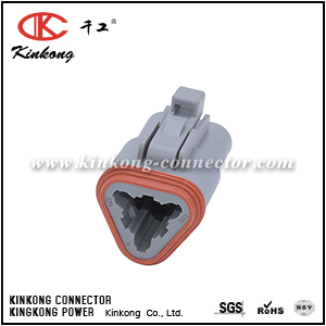 DT06-3S TE 3 pole female socket housing