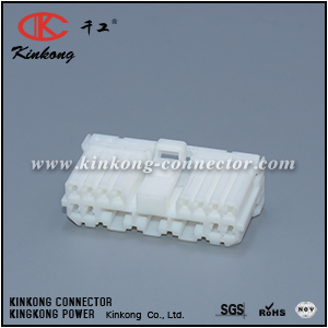 15 pole female Hybrid wire connector CKK5151W-1.8-4.8-21