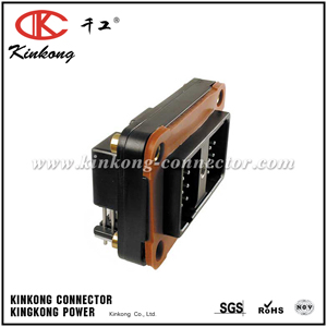 DRC13-24PB 24 pin male 90° molded pins connector 