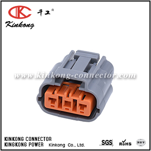 6195-0009 3 ways female waterproof automotive electrical connectors   CKK7036-2.2-21