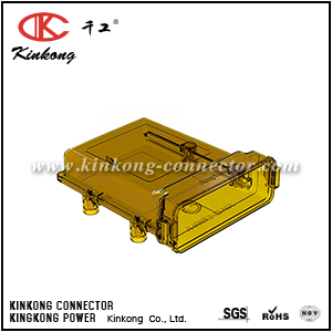 AIPXE-5X650A-E016 ULTEM AIPX LARGE ENCLOSURE WITH VENT HOLE, AMBER