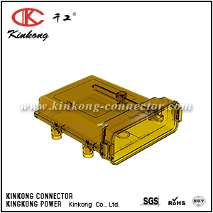 AIPXE-5X650B-E016 ULTEM AIPX LARGE ENCLOSURE WITH/OUT VENT HOLE, AMBER