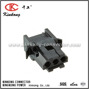 192923-6010 3 pole female Straight PCB Housing 