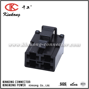 7123-2840-30 4 pole female auto connector CKK5043B-6.3-21