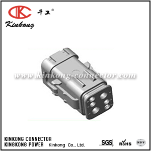 132006-001 6 pole female automobile connector 