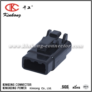 DTM06-3S-E004 3 hole female electrical connector 