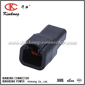 DTP04-2P-E004 2 pin male  wire connector DTP04-2P-E004-001 DTP04-2P-E004-Equivalent