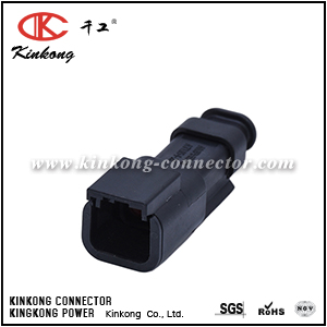 ATM04-2P-SR01BK-001 ATM04-2P-SR01BK-Original 2 pins connector,MALE, WITH STRAIN RELIEF ENDCAP, BLACK