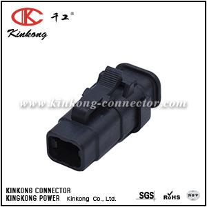 ATM06-4S-SR01BK-001 ATM06-4S-SR01BK-Original 4-WAY PLUG, SOCKET, WITH STRAIN RELIEF ENDCAP