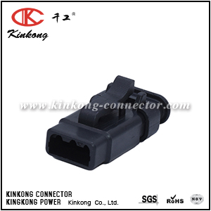 ATM06-3S-SR01BK-001 ATM06-3S-SR01BK-Original 3-WAY PLUG, SOCKET, WITH STRAIN RELIEF ENDCAP